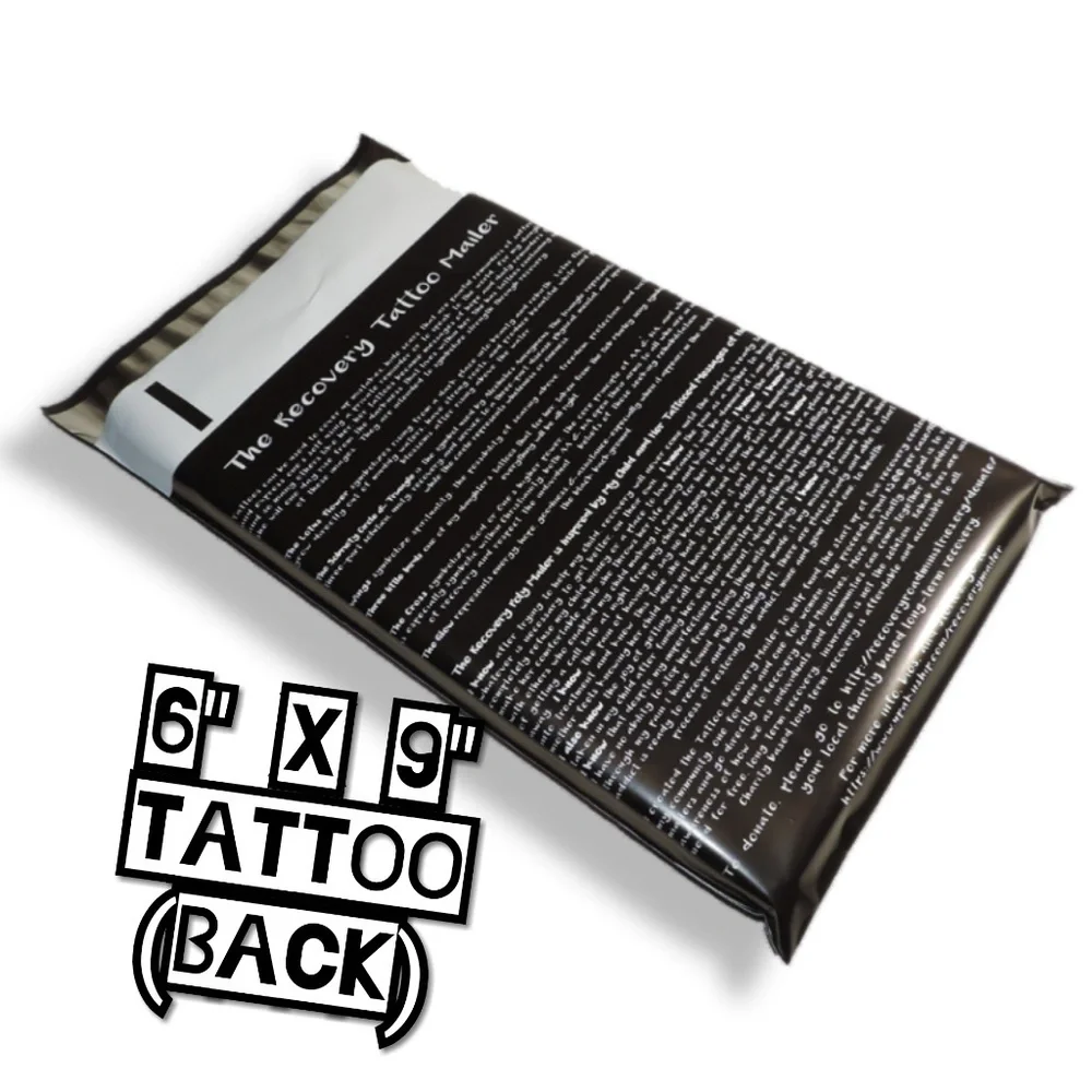 50 Tattoo Poly Mailers 6x9